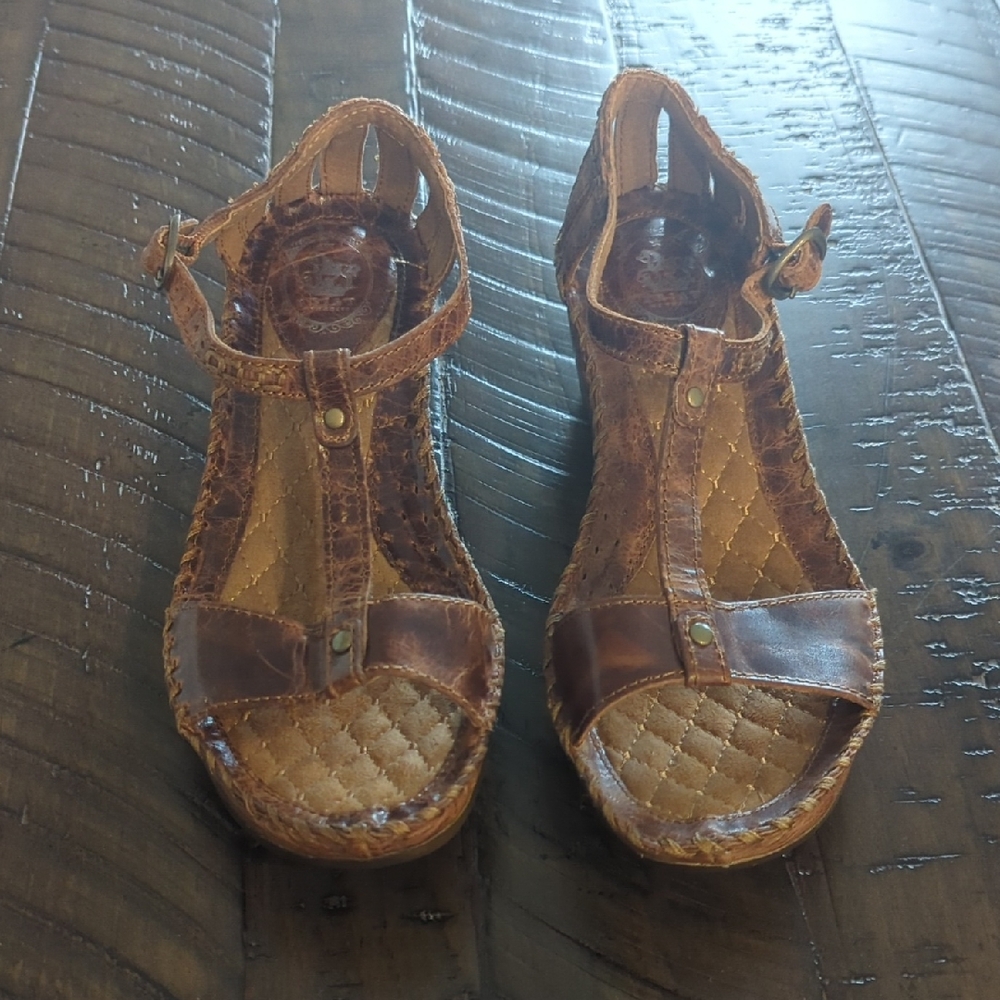 Brown Leather Sandals